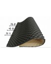 1米X1米 5CM 厚 帶背膠 水管隔音棉 波浪棉 